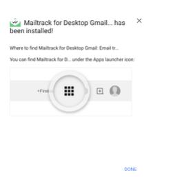 Mailtrack הותקן