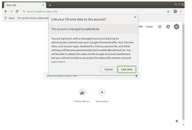 סנכרון Chrome