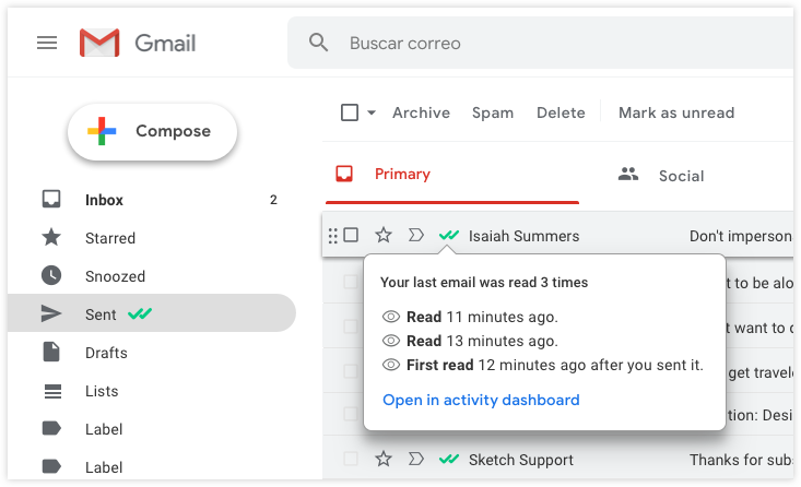 Το Mailtrack προσθέτει check marks στο Gmail για να δείξει πότε κάποιος άνοιξε ένα email.