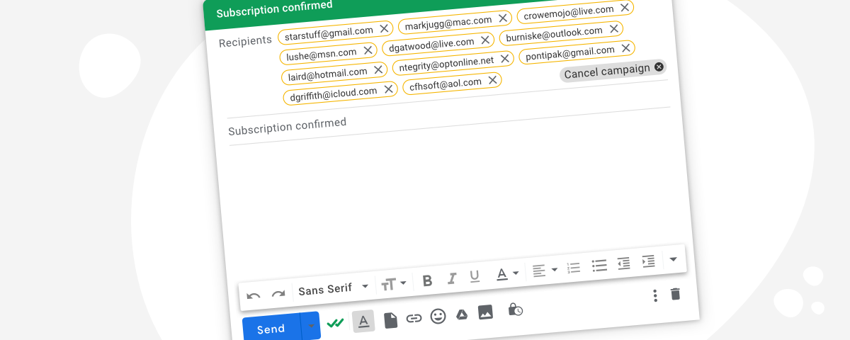 There is an easy way to send email to multiple recipients individually in Gmail