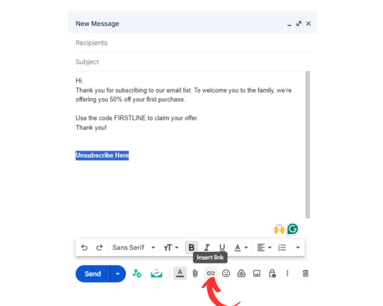 How to Add an Unsubscribe Link in Gmail Easily